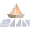 Top Quality Sailboat Candle Holder Silicone Mold DIY Candle Making Home Decoration And Craft Projects Sail Shape Candlesticks