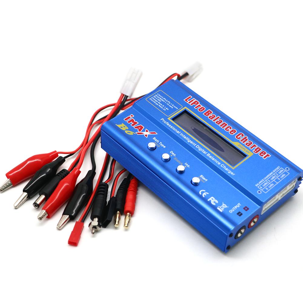IMAX B6 80W Multi-function Professional Intelligent 1-6 Cells XT60 LiPo Battery Balance Charger for RC Quadcopter