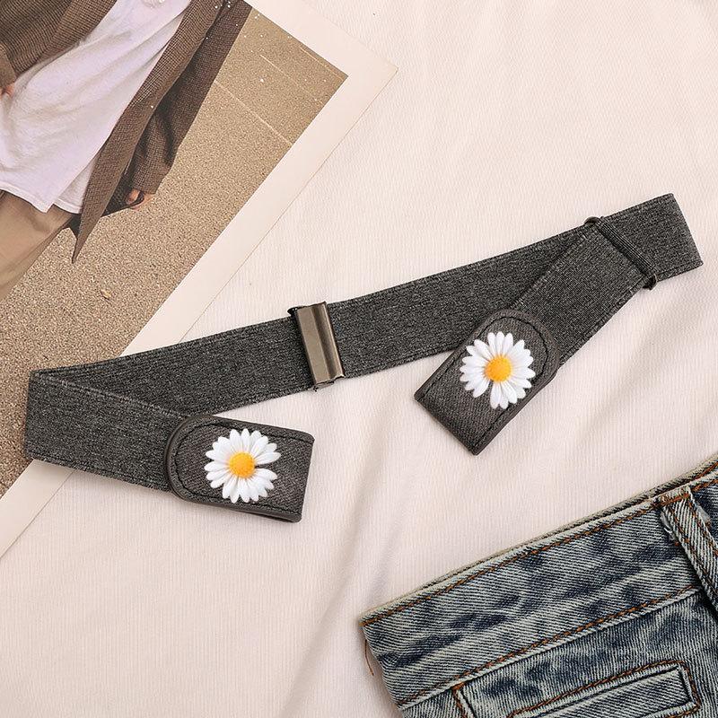 Invisible and Traceless Lazy Belt for Women's Elastic Elastic Trousers Belt for Jeans Pants Large Change Small Waist-retracting Artifact Belt