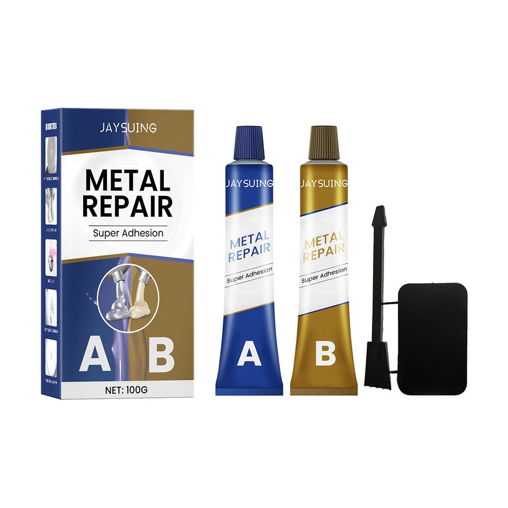 20/100g AB Glue Metal Repair Glue Iron Caulk High Strength Repairing Industrial Sealer Heat Agent Weld Adhesive Cold Resist M4E2