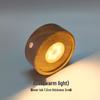 LED-Lit Solid Wood Base DIY Aromatherapy Diffuser with Stone Crystal Ornament