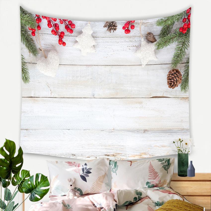 Christmas Snowman Magic Tapestry New Year Bedroom Wall Hanging Home Decor Bohemian Decorative Hippie Printed Sheet Background
