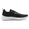Li Ning Feather Abrasion Resistant Slip Resistant Low Top Running Shoes Men's Black White ARST065-3