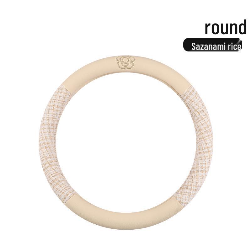 

NNGY Мультяшный Лоскутный Хлопково-Льняной Чехол на Руль Автомобиля - Милый Новый Салонный Чехол 36cm