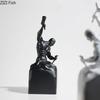 Sculpting Oneself Abstract Artworks Character Statue Desk Decoration Ornaments Inspirational Figures Sculpture Resin Crafts