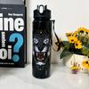 Cute Lion Tiger Cow Pattern 750ml Water Cup Portable for School Gym Camping Gift for Friends Family