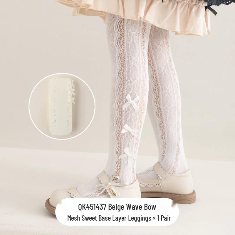 2026 Summer A-Class Girls Thin Lolita Baby Tights M: 5-8 years, 100-120cm
