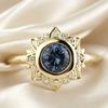 European and American Gold Women's Ring Creative Floral Shape High-end Ring Fashion Women's Ring