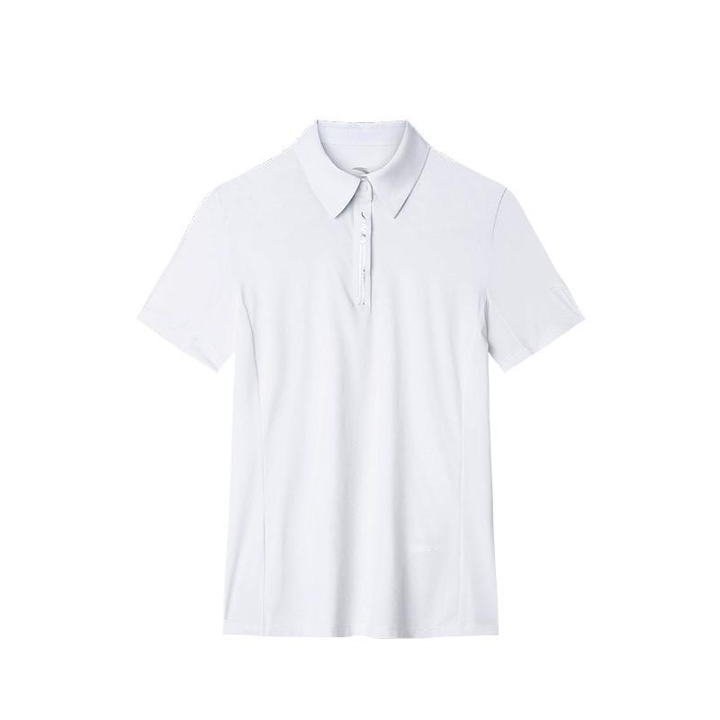 

Anta Супер тренировочная однотонная удобная футболка с коротким рукавом женская, топы, белоснежный 162437148U-1 M