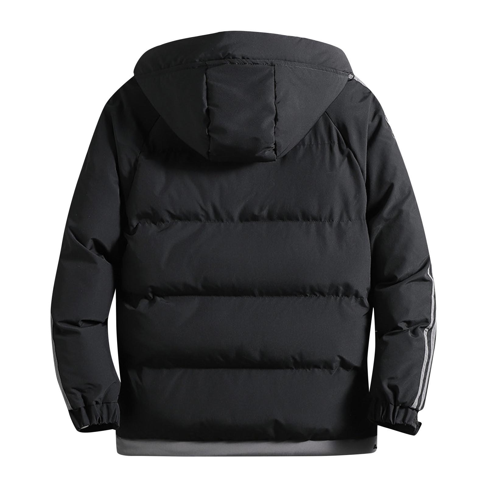 Зимняя новая свободная утолщенная хлопковая куртка с цветными блоками — фото 4