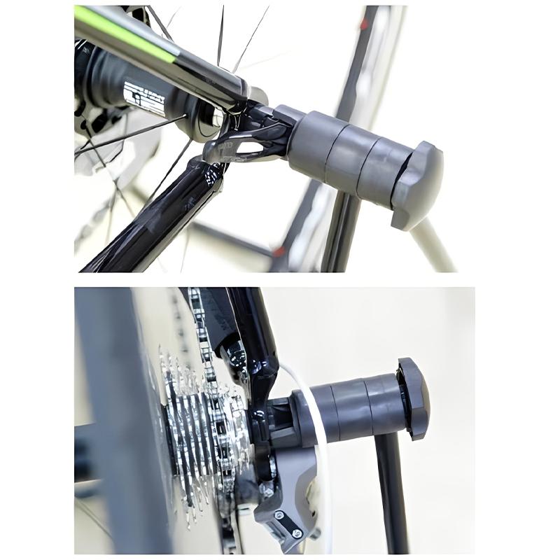 Support de présentoir de vélo pliable universel Support de réparation de moyeu de roue en triangle Béquille pour stationnement vertical Accessoires de vélo