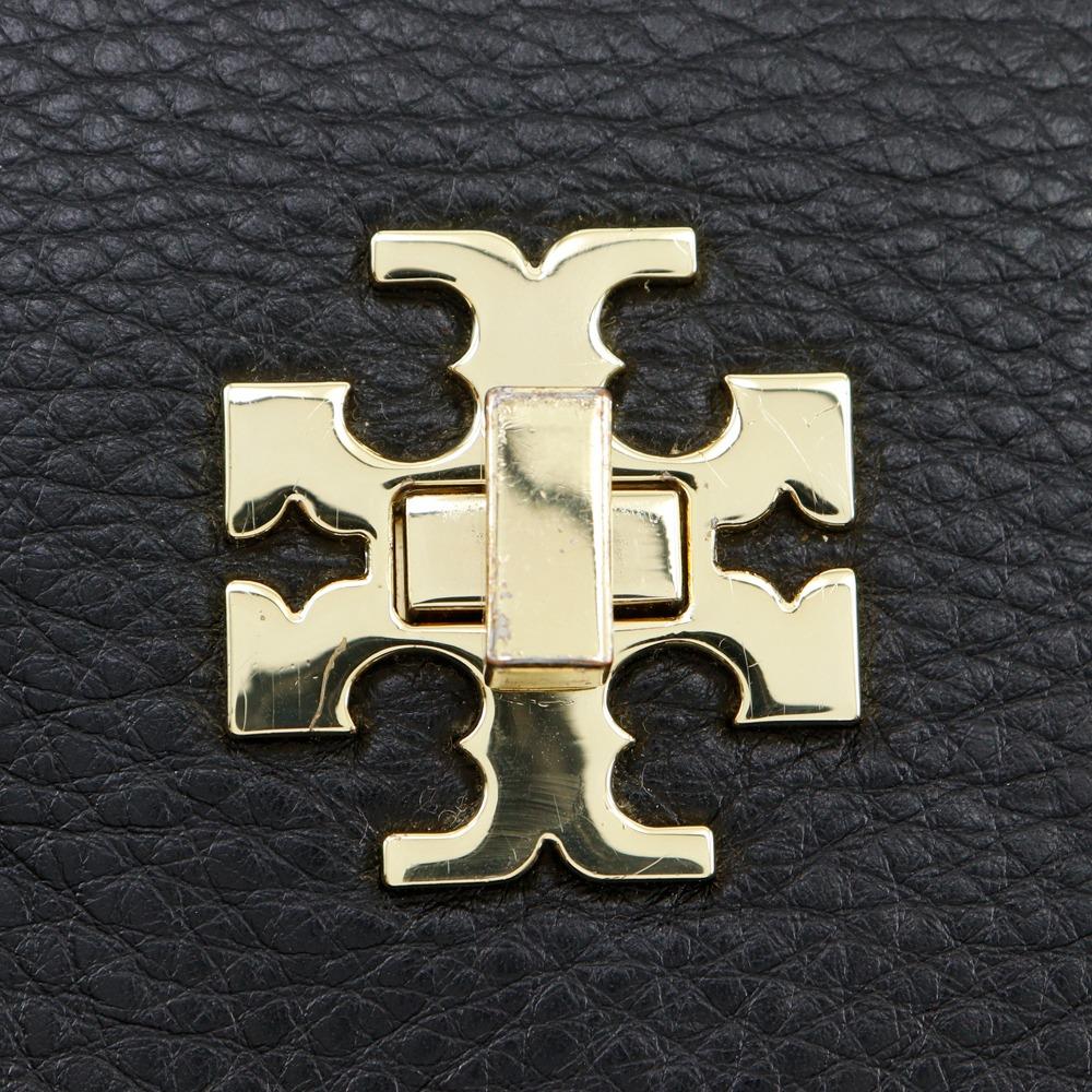 Tory Burch ChainShoulder Shoulder Bag Black Leather Women Used