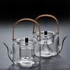 Kettle Electric Pottery Stove Heating Filter Glass Steaming Teapot Tea Cooker Flower Tea Pot Flat Bamboo Lifting Beam Pot