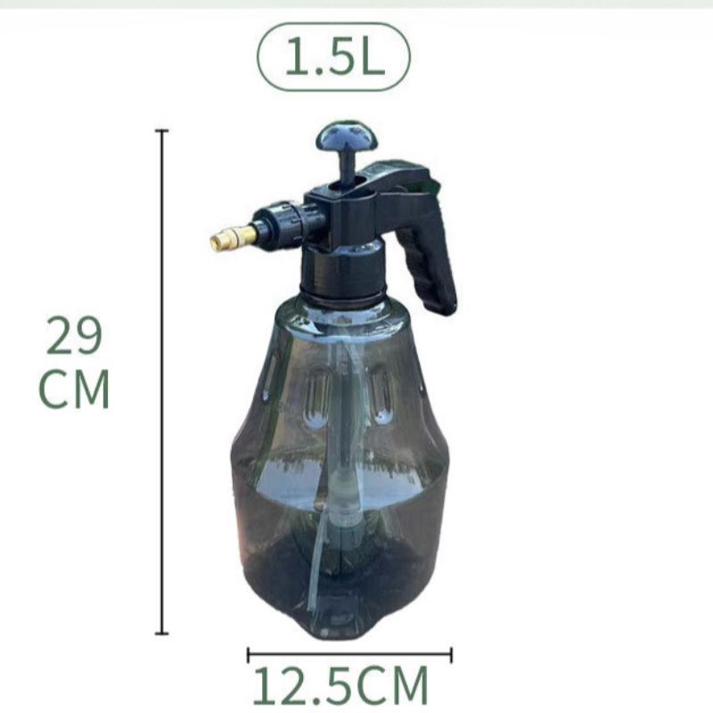 1.5L Manual Pressure Sprayer Garden Watering Can for Plants Flowers Lawn Durable Plastic Spray Bottle