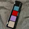 Gothic Style Black and Red Five-color Eyeshadow Palette Pearl Burst Flash Cool Dark System Cos Smoky Gray and Blue Eyeshadow Palette