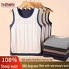 Yu Zhaolin Men's 100% Wool Filled Thermal Vest