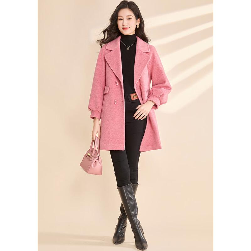 Women's Korean Style Wool Blend Oversized Winter Coat
