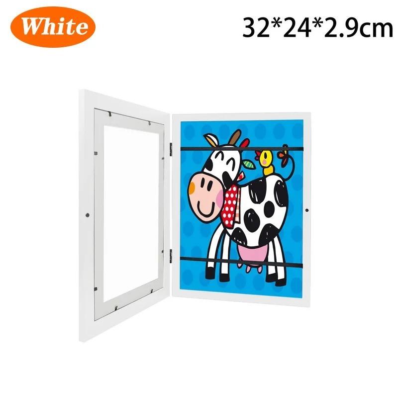 Children Art Frames Magnetic Front Open Changeable Kids Frametory for Poster Photo Drawing Paintings Pictures Display Home Decor