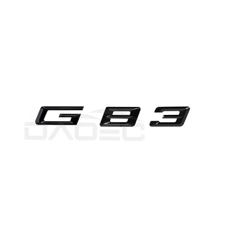 Car 3D ABS Trunk Letters Logo Badge Emblem Decals Styling Sticker For BMW M4 M5 E34 E39 E60 F10 F82 F83 F90 G82 G83 Accessories OT4