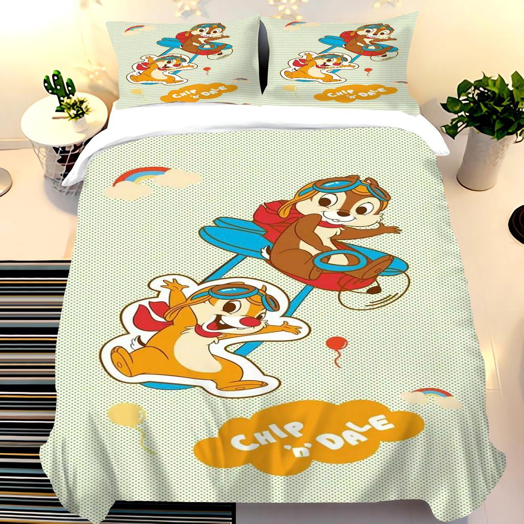 Disney-Universal Bettbezug Bettwäsche-Set Geeignet für Kinder und Erwachsene Bettdecken-Sets Queen-Size