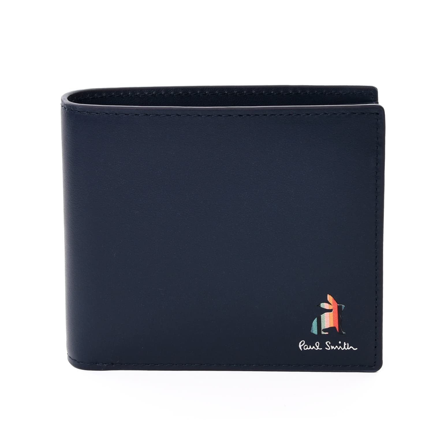 

Paul Smith Bifold Mini Кожа кролика с полосками маркетри, кошелек, портмоне, синий, P655/BPS655 (Гравировка отсутствует)
