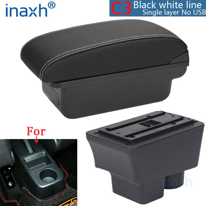 For Skoda FABIA Armrest For Skoda Fabia 2 2008-2014 Car Armrest Box Retrofit Parts Storage Box Interior Parts Car Accessories