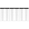 3Pcs 6D Lasting Natural Bionic Eyebrow Tattoo Eye Makeup Water Transfer Sticker
