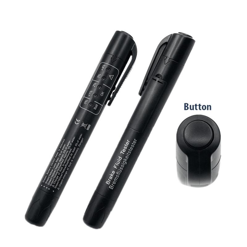 Portable Brake Fluid Inspection Pen DOT 3/4/5 Brake Fluid Testing Tool Automatic Shutdown Brake Fluid Test Pen for Motor Vehicle