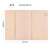 Genuine Leather A5/A6/B6 Notebook Cover - Top Layer Vegetable Tanned Protective Envelope Case