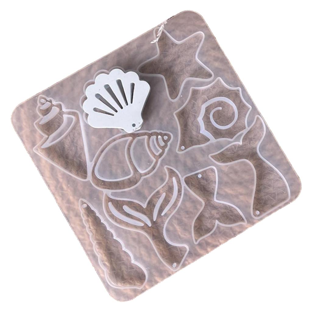 Marine Animal Silicone Molds Epoxy Casting Resin Mold DIY Resin Necklace Earring Keychain Pendant Mold Jewelry Tools