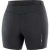 Salomon Sense Aero Minimalist Versatile Fashionable Comfortable Sports Shorts Women shorts Deep-Black C21909