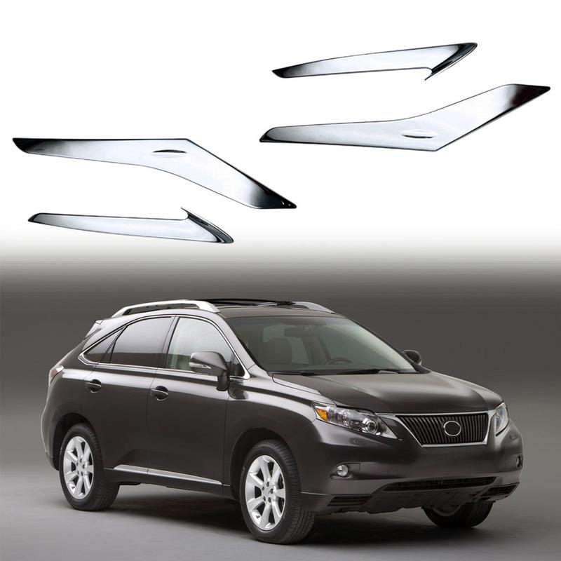 For Lexus Lexus RX 350H/500H Front Headlight Lamp Cover Garnish Strip Eyebrow Cover Trim Sticker