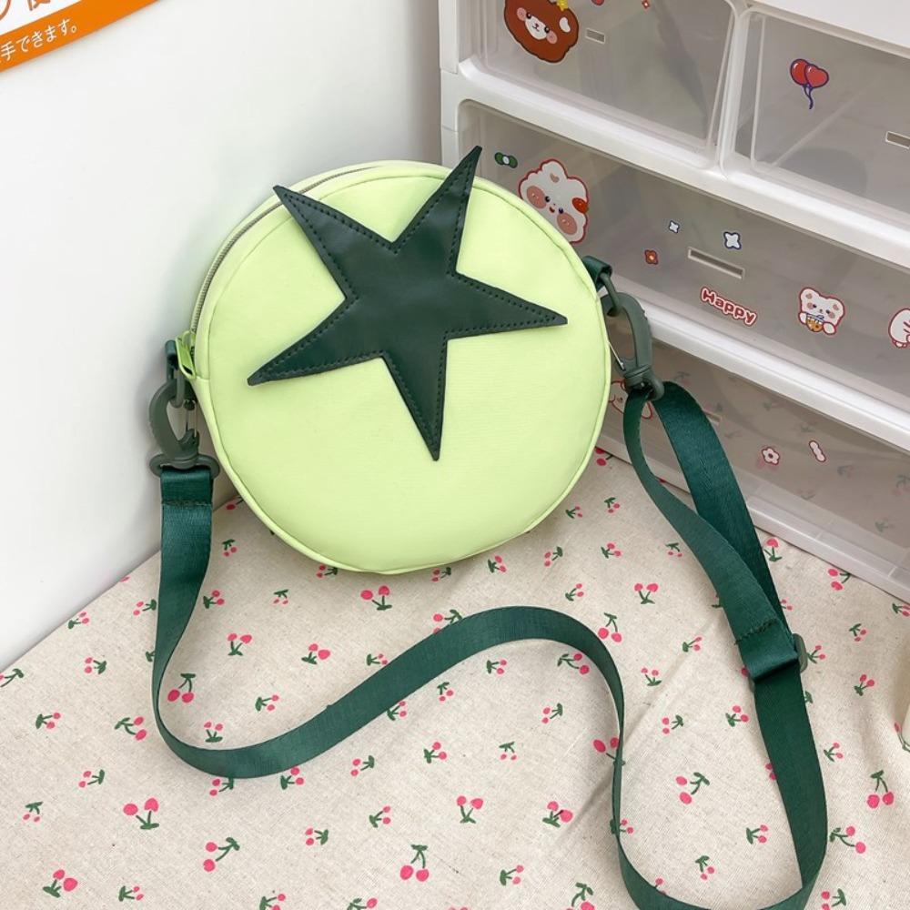 

Message Bag Funny Shoulder Bag Harajuku Mobile Phone Pack Tomato Shape Crossbody Bag Daily зелёный