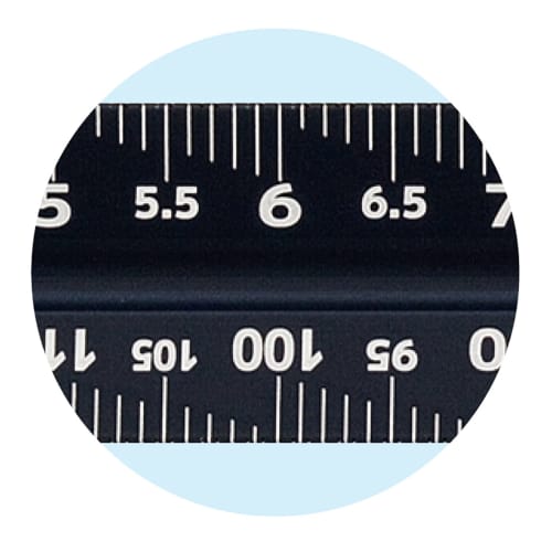 Niigata Seiki SK Made In Japan Aluminum Triangular Scale, Kaidan Measuring Scale, General Use, 15cm, Bronze, TSGA-15KD