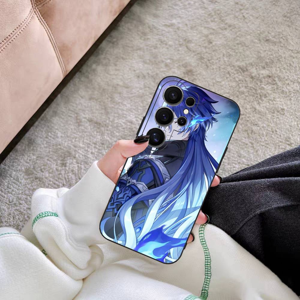 Genshin Impact Flins Phone Case For Samsung S 24 Fe 25 Ultra Plus 20 Lite 21 30 22 23 24 22 Ultra 5G Fundas