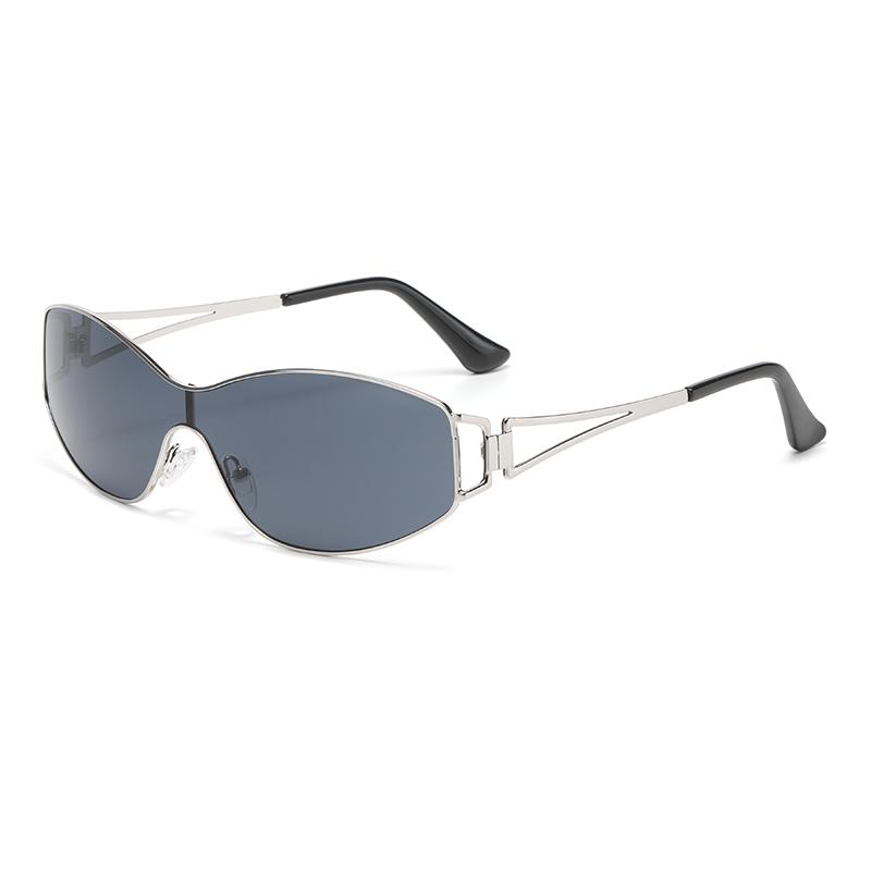 Y2K Trendy Wraparound Sunglasses For Men Women Fashionable UV Protection Outdoor Cycling Goggles 2530