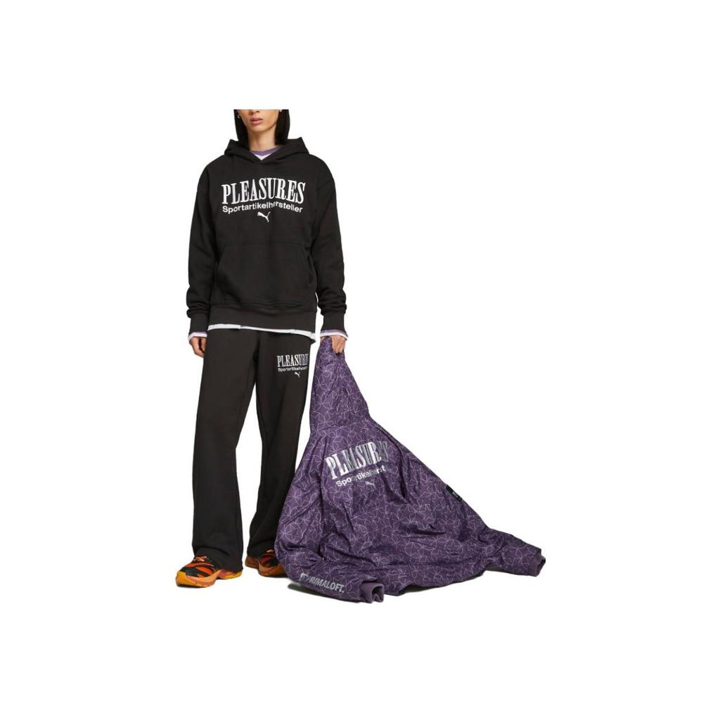 Puma x Pleasures Graphic Hoodie Black Men Tops 620879-01