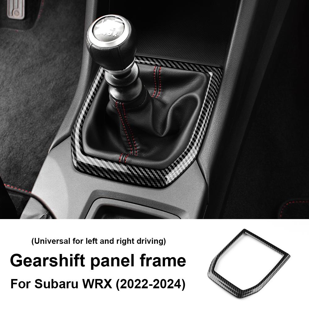 For Subaru WRX/ WRX STI 2025 2025 2025 ABS Carbon Fiber Sticker Car Gear Shift Panel Cover Interior Trim RHD LHD Accessories