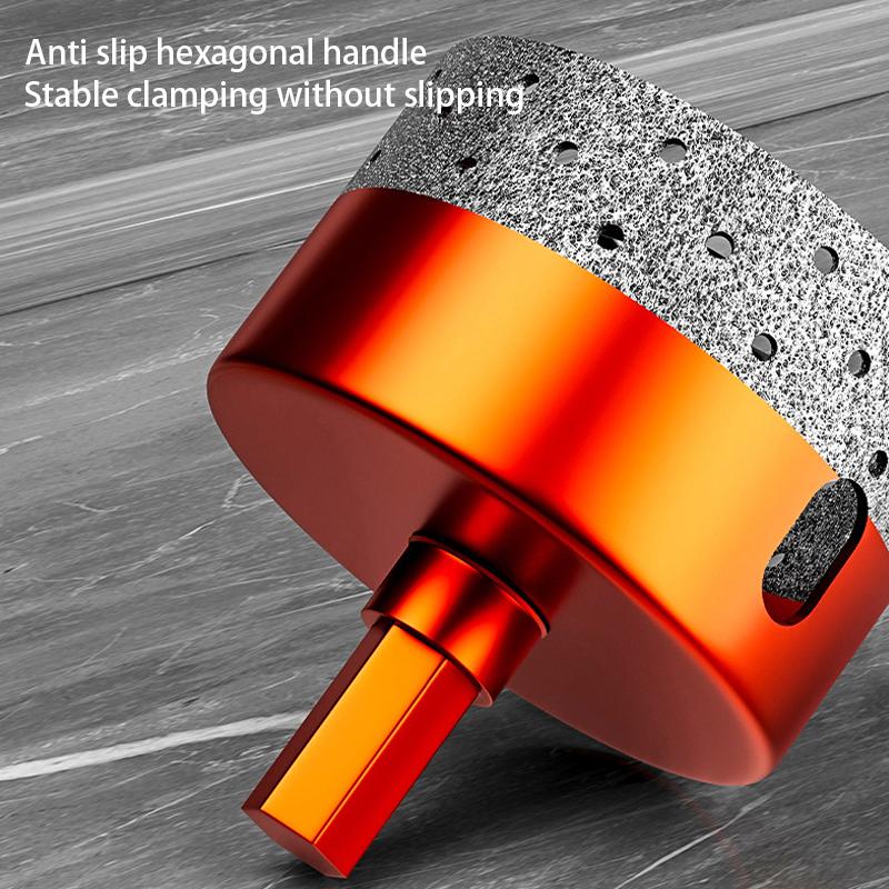 Diamond Brazed Core Dry Drill Bit for Porcelain Tiles Marble Glass Crowns Drill Granite Hole Saw Hole Cutter Tools