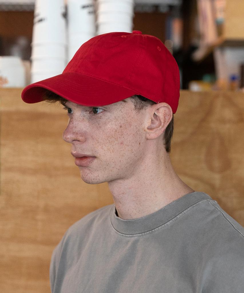 Chaebteo Casual Washing Ball Cap - Red