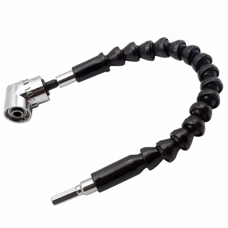 105stupňový pravoúhlý vrták Flexibilní prodlužovací trubice pro 1/4palcový elektrický vrták a šroubovák
