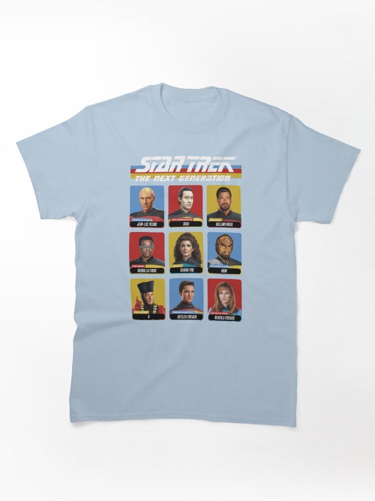 Star Trek The Next Generation Star Trek Next Generation Portrait Panel Poster Classic Unisex T-Shirt