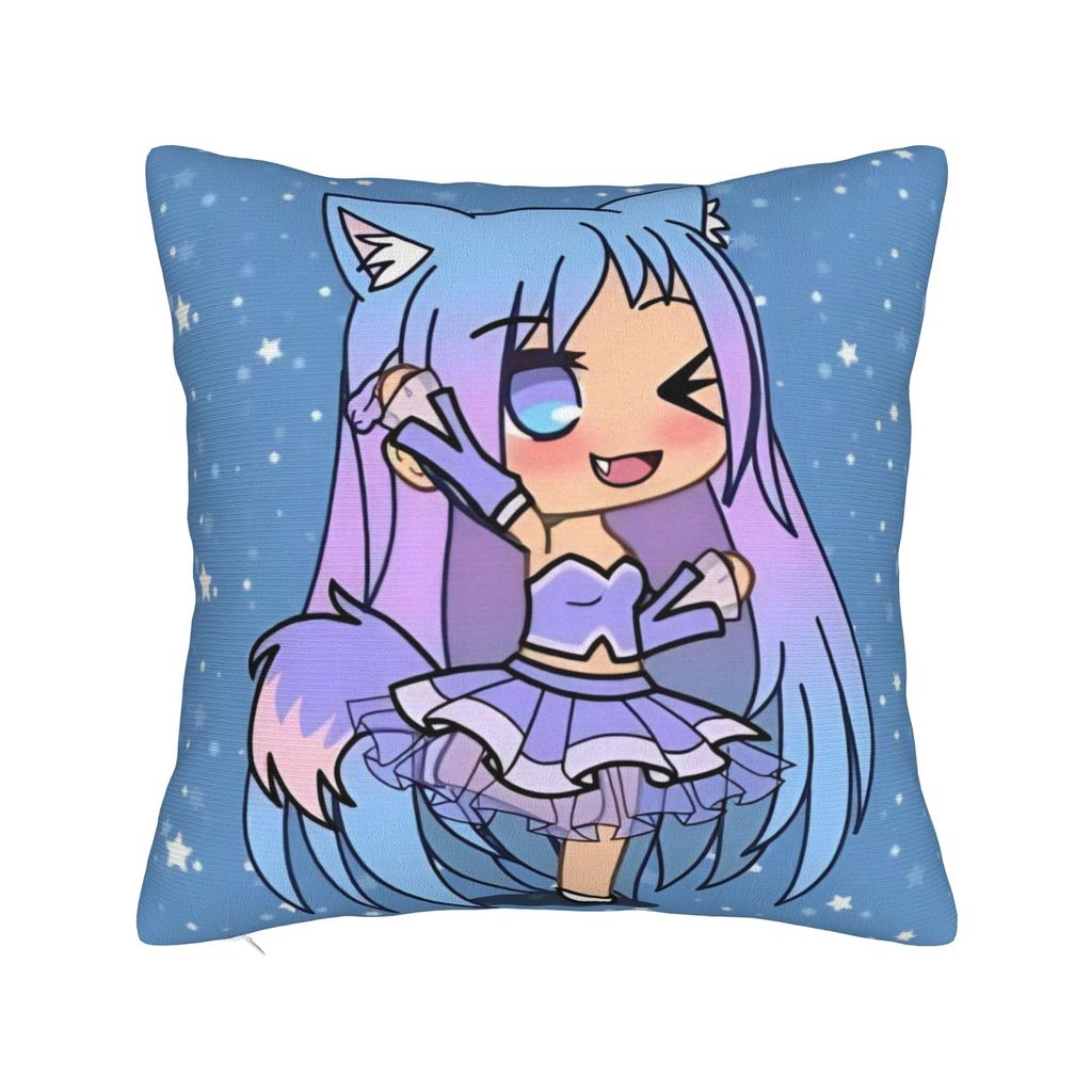 Gacha Life Cartoon Pillowcases Product Printing Cushion Cover Gift Pillow Case Cover Seat Multi Size