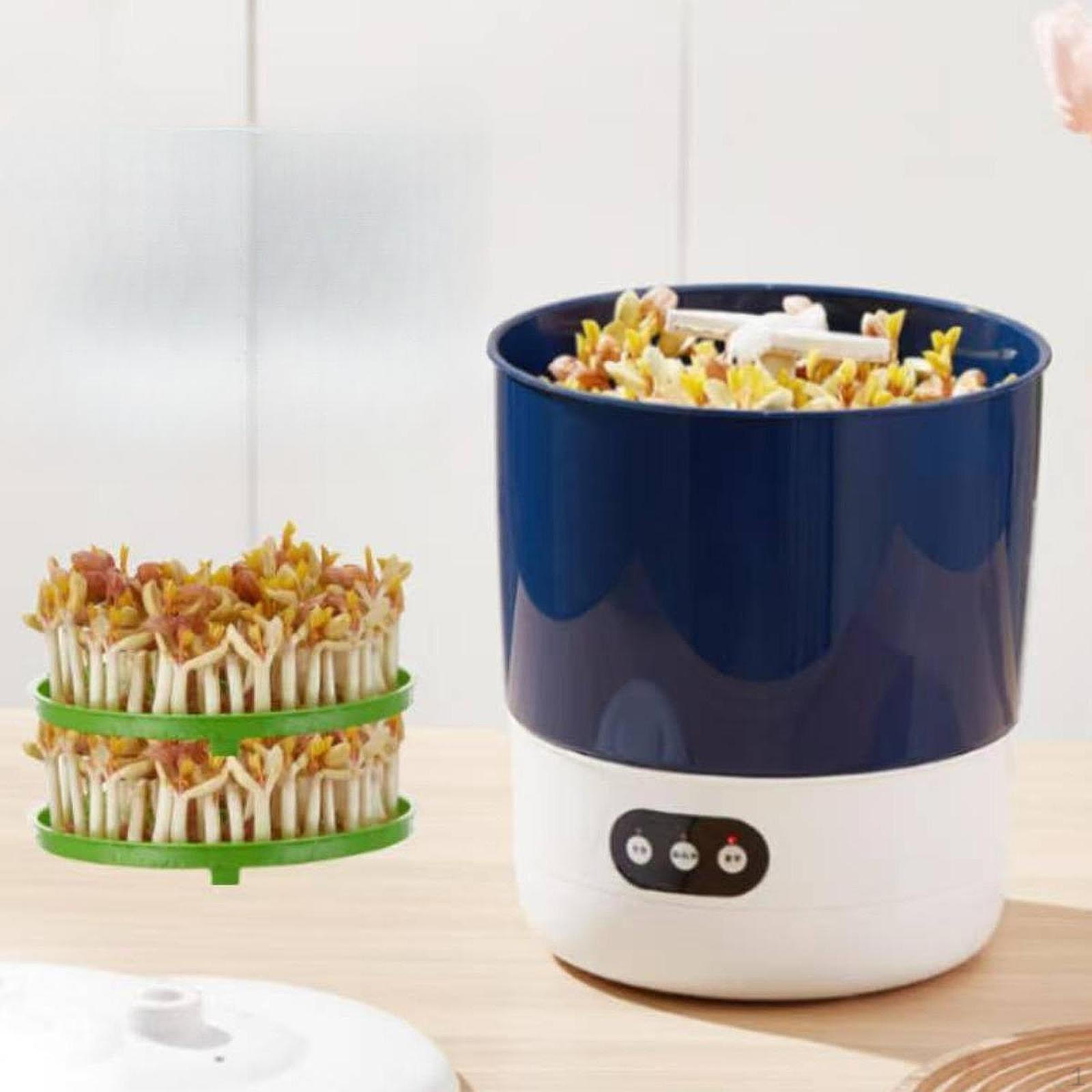 

Bean Sprouts Machine Intelligent with Degrees Sprayer Seed Sprouting Kit no Peanut Plate Set 2 Peanut Plates Set