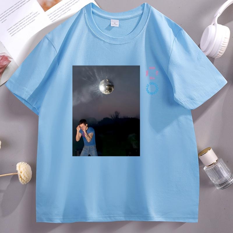 Kiss All The Time Graphic T Shirts Unisex Unisex Trendy Cotton Tshirt Streetwear Concert Music Tshirt Round Neck Male Clothes