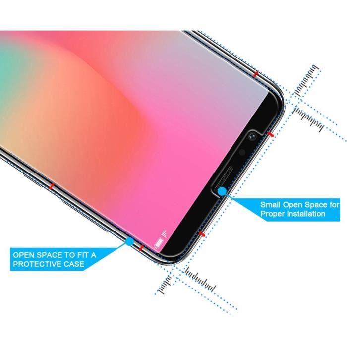 Screen Protector Glass Film - Phonillico® - Huawei HONOR VIEW 10 - Pack of 2 - Ultra Resistant - Anti-Scratch