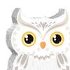 Owl Pinata with Stick Blindfold Confetti Small Owl Pull String Pinata for Woodland Forest Animal Party Birthday Decoration