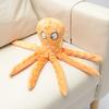Plush Octopus Dog Chew Toy Small Medium Large Dog Cat Squeaky Stuffed Octopus Doll Indoor Outdoor Stress Relief Interactive Teething Toy Pet Supplies