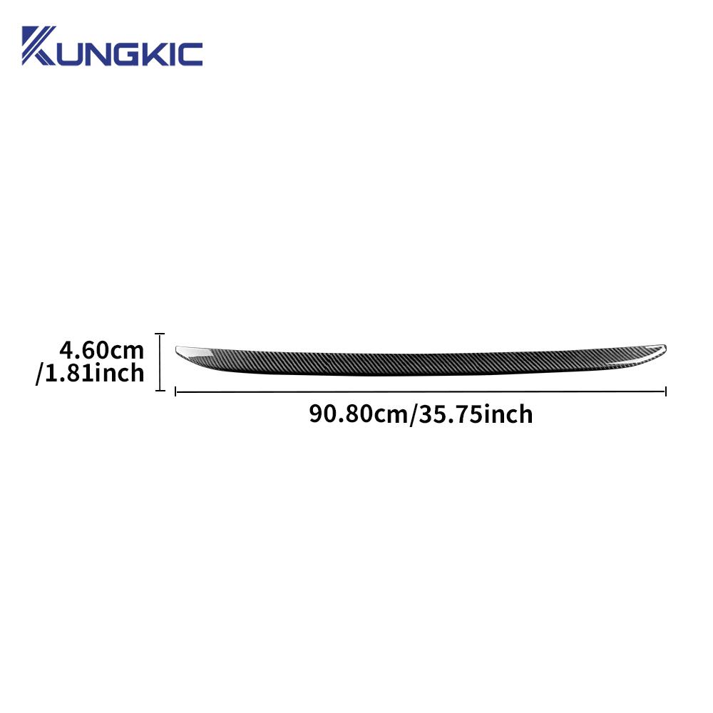 Real Hard Carbon Fiber For Abarth 595 695 595C 2017 2018 2019 2020 2025 2025 2025 Car Rear Bumper Decorarion Sticker Accessories