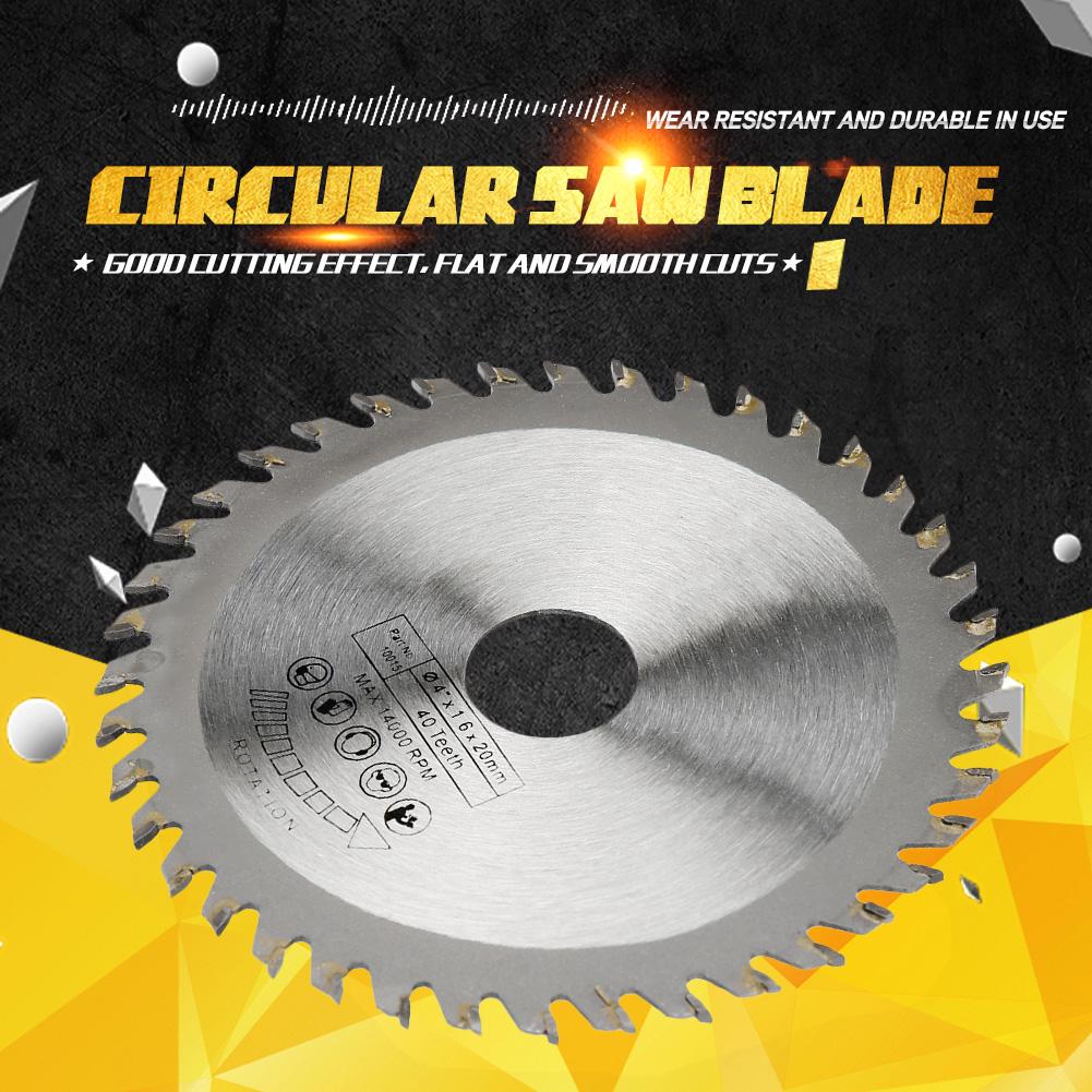 Lamă de ferăstrău circular din carbură pentru prelucrarea lemnului TCT Disc de tăiere 110*1,6*20mm 40 de dinți